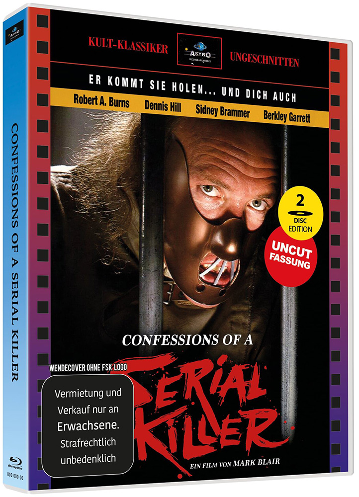 Confessions of a Serial Killer (Blu-Ray) - Cover 1 - Scanavo Box - Limited 150 Edition