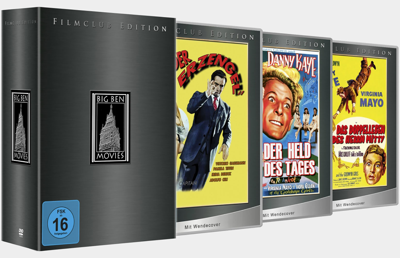 Filmclub Box #02 - Comedy (3DVD) (Der Erzengel, Der Held des Tages & Das Doppelleben des Herrn Mitty) Filmclub Box #02 - Comedy (3DVD) (Der Erzengel, Der Held des Tages & Das Doppelleben des Herrn Mitty)