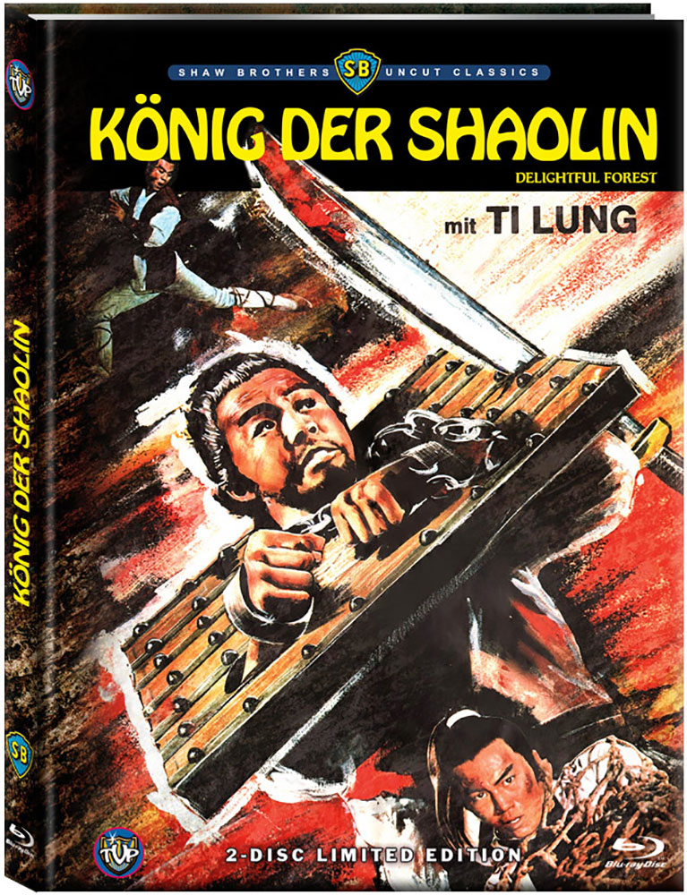 König der Shaolin (Blu-Ray+DVD) - Cover A - Mediabook - Limited 333 Edition - Uncut