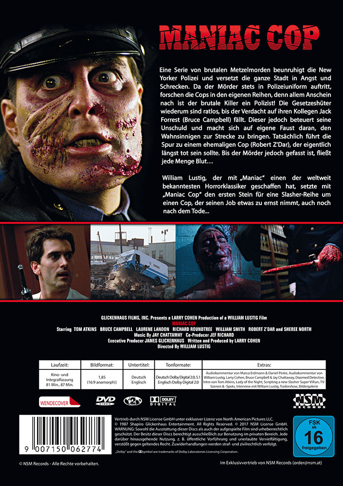 Maniac Cop 1 - Uncut - Remastered