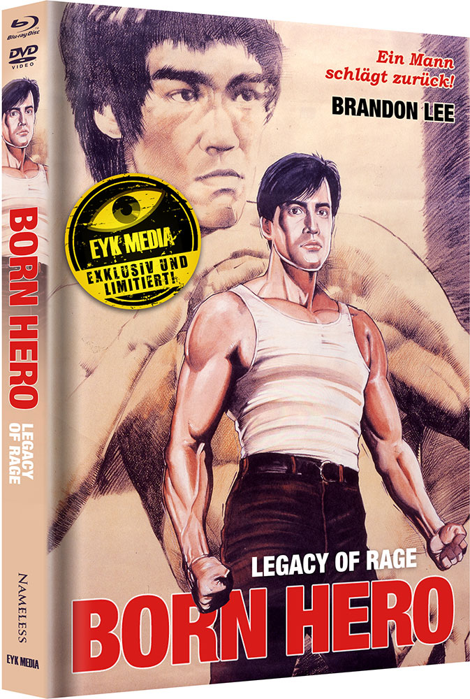 Born Hero - Legacy Of Rage - Cover C - Mediabook (Blu-Ray+DVD) - Limited 500 Edition Born Hero - Legacy Of Rage - Cover C - Mediabook (Blu-Ray+DVD) - Limited 500 Edition