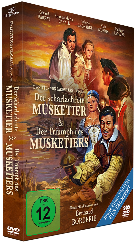 Die Ritter von Pardaillan Doppelbox: Der scharlachrote Musketier  & Der Triumph des Musketiers (2DVDs)