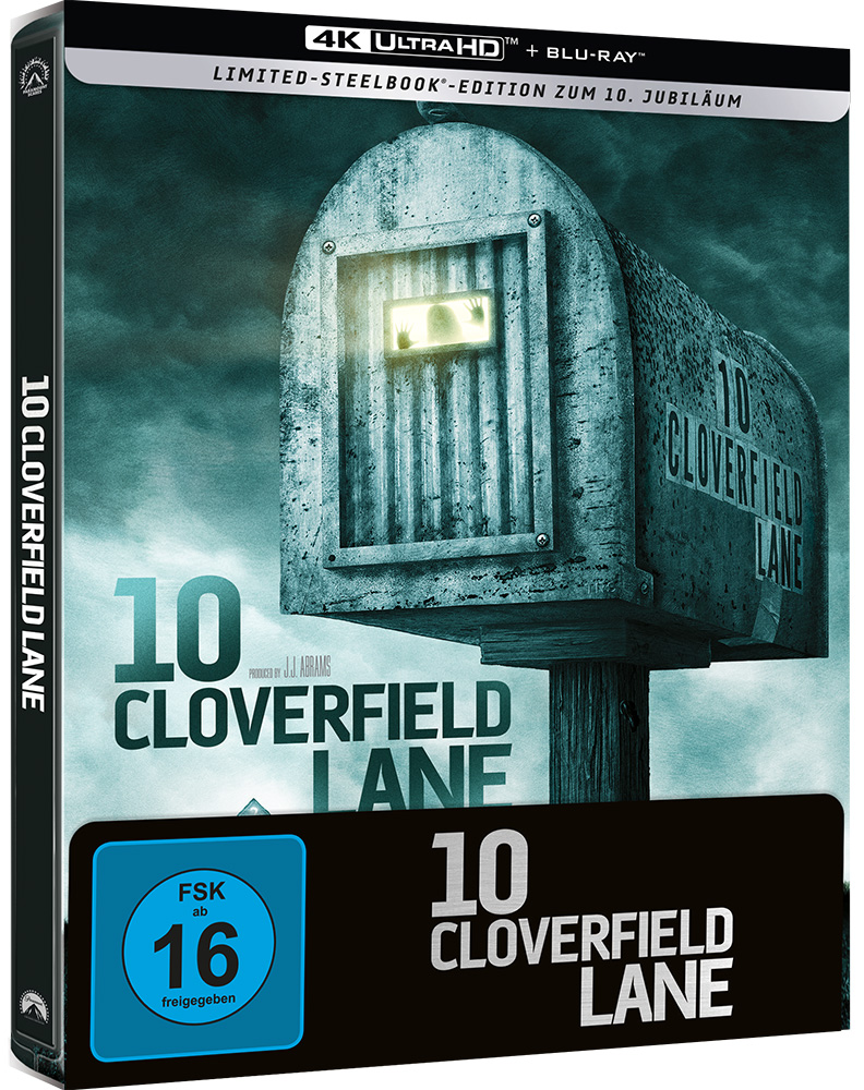 10 Cloverfield Lane (4K UHD+Blu-Ray) - Limited SteelBook Edition
