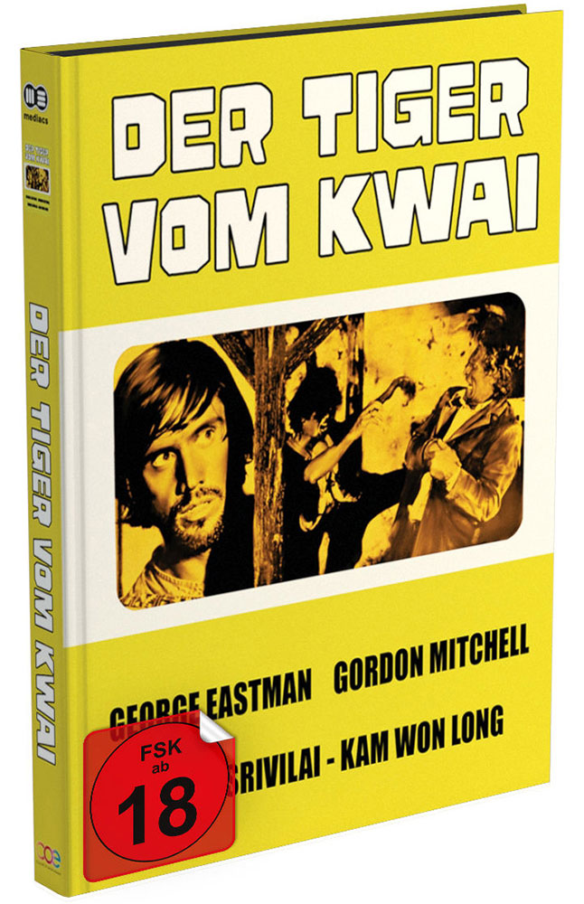 Der Tiger vom Kwai - Cover A - Mediabook (Blu-Ray+DVD) - Limited Edition Der Tiger vom Kwai - Cover A - Mediabook (Blu-Ray+DVD) - Limited Edition