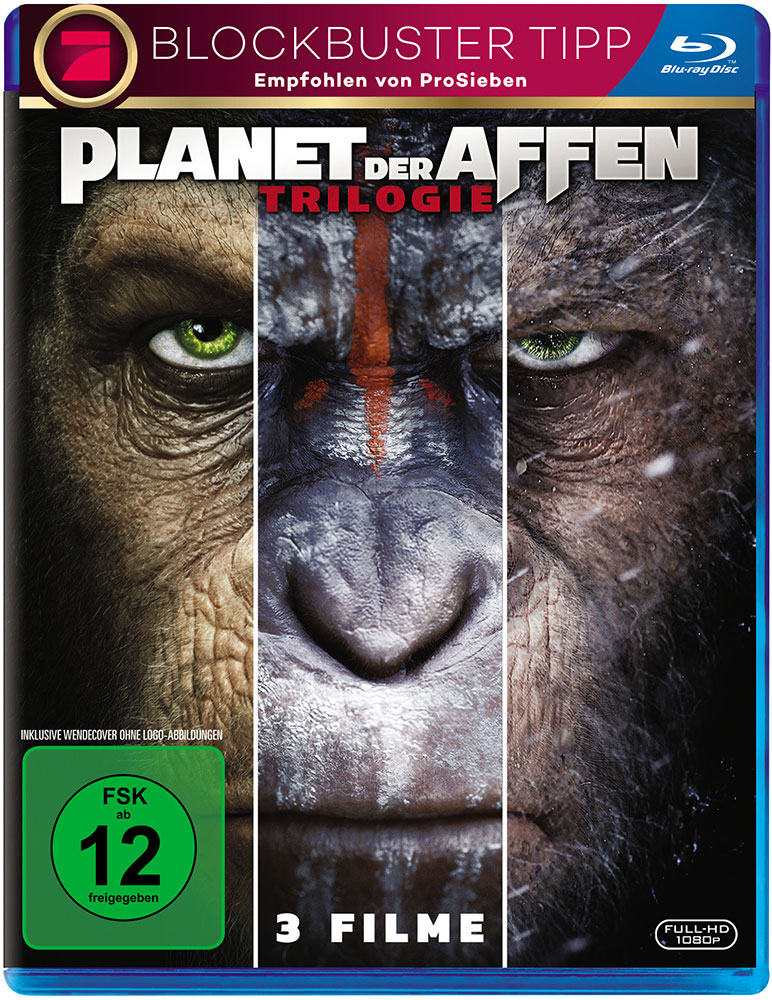Planet der Affen - Trilogie (Blu-Ray) (3Discs)