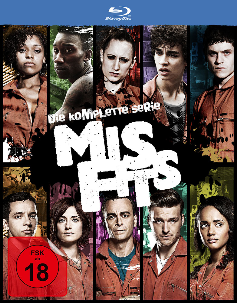 Misfits - Die komplette Serie (Blu-Ray) (13Discs)