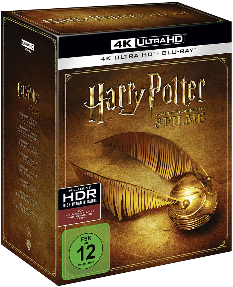 Harry Potter: The Complete Collection (4K UHD+Blu-Ray) (16Discs)