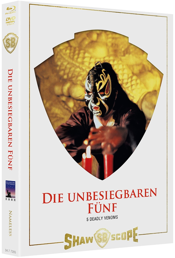 Die unbesiegbaren Fünf (5 Deadly Venoms) (Blu-Ray+DVD) - Cover B - Mediabook - Limited 333 Edition