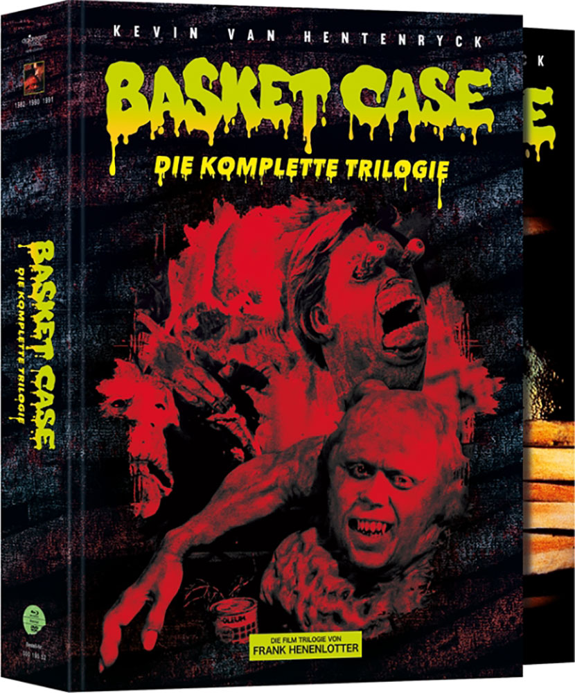 Basket Case 1-3 -Trilogie - Mediabook + T-Shirt & Poster (Blu-Ray+DVD) (8Discs)  Limited 75 Edition