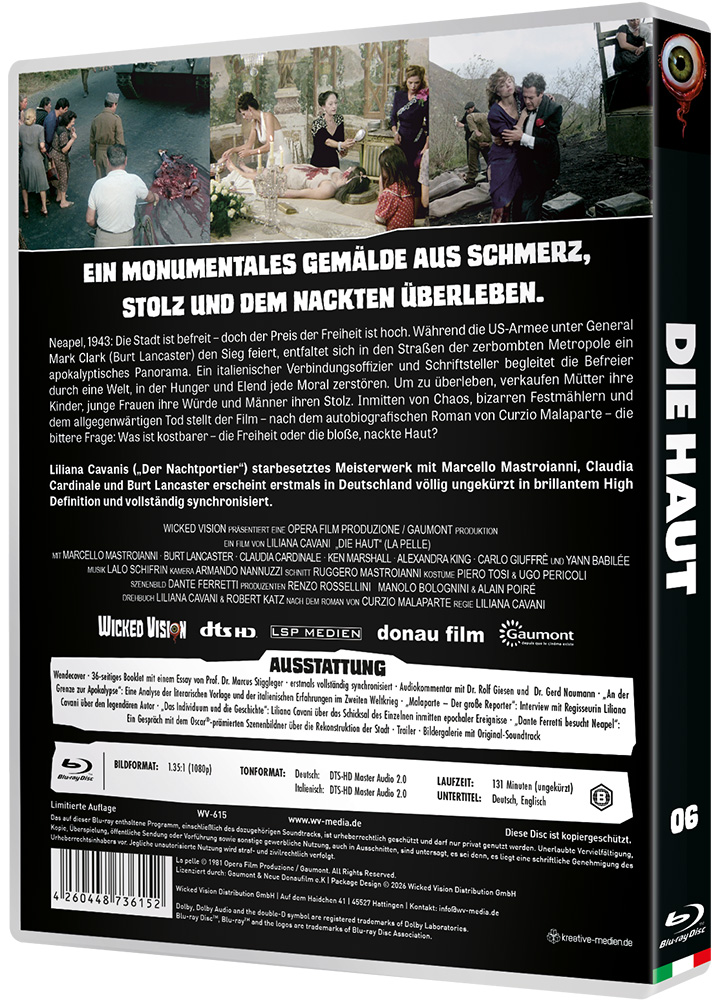 Die Haut (Blu-Ray) - Limited 1500 Edition - Italo Cinema Collection #06