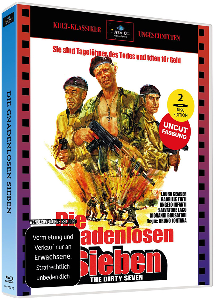 Die gnadenlosen Sieben (Blu-Ray) - Cover 1 - Scanavo Box - Limited 100 Edition