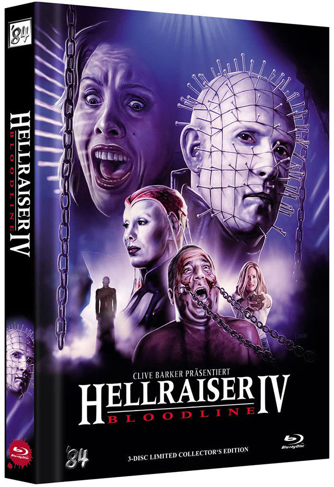 Hellraiser 4 - Bloodline (4K UHD+Blu-Ray+DVD) - Cover H - Mediabook - Limited 666 Edition