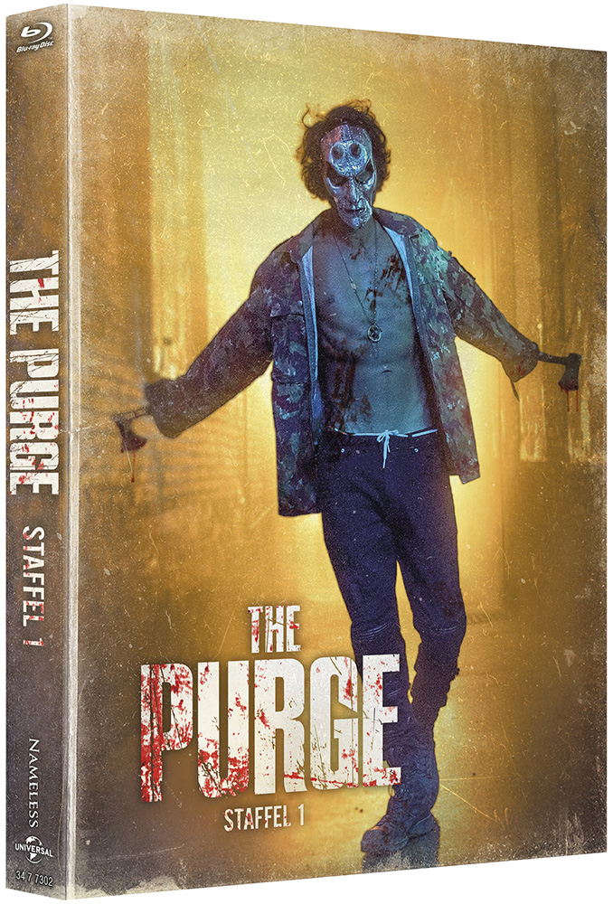 The Purge - Die Säuberung - Staffel 1 & 2 (Blu-Ray) (4Discs) - Cover B - Mediabook - Limited 333 Edition - Schuber