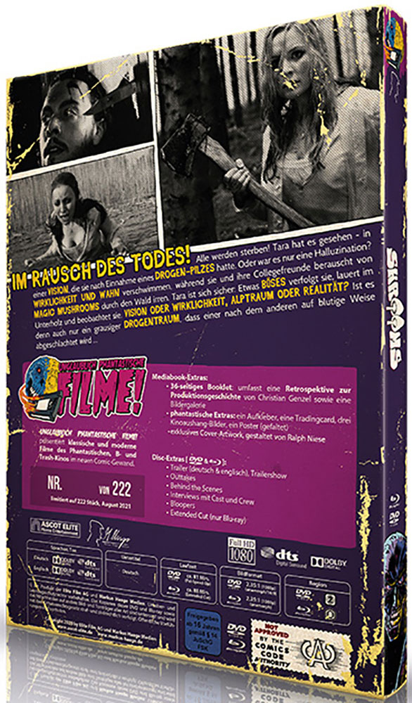 Shrooms - Im Rausch des Todes (Blu-Ray+DVD) - Mediabook - Limited 222 Edition Shrooms - Im Rausch des Todes (Blu-Ray+DVD) - Mediabook - Limited 222 Edition