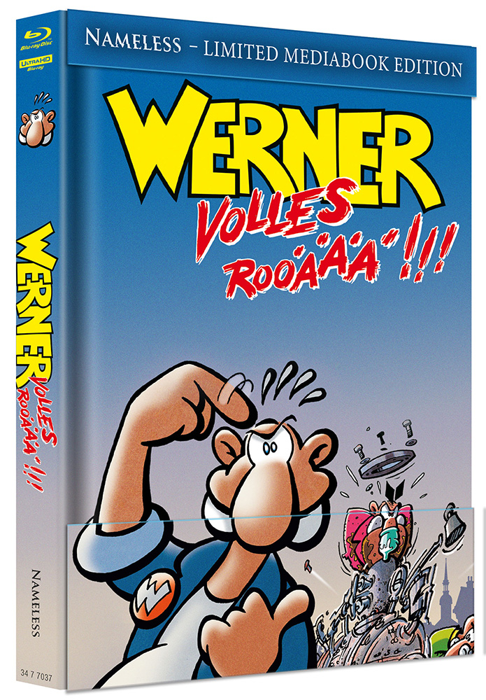 Werner - Volles Rooäää (4K UHD+Blu-Ray) - Cover A - Mediabook - Limited 333 Edition