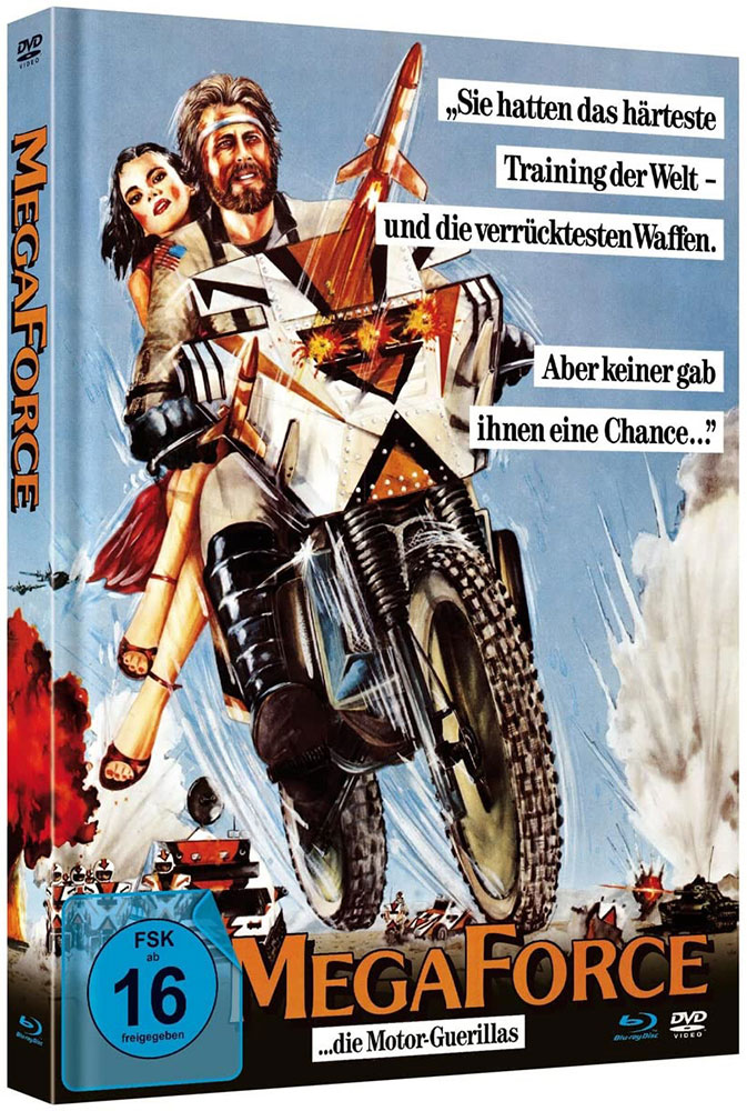 Megaforce - Cover D - Mediabook (Blu-Ray+DVD) - Limited Edition - Uncut Megaforce - Cover D - Mediabook (Blu-Ray+DVD) - Limited Edition - Uncut
