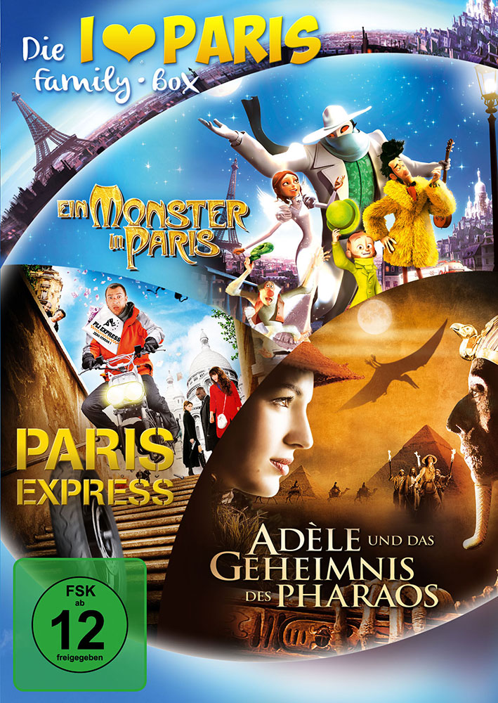 Luc Besson Paris Box (3DVD) (Ein Monster in Paris, Paris Express & Adele und das Geheimnis des Pharaos) Luc Besson Paris Box (3DVD) (Ein Monster in Paris, Paris Express & Adele und das Geheimnis des Pharaos)