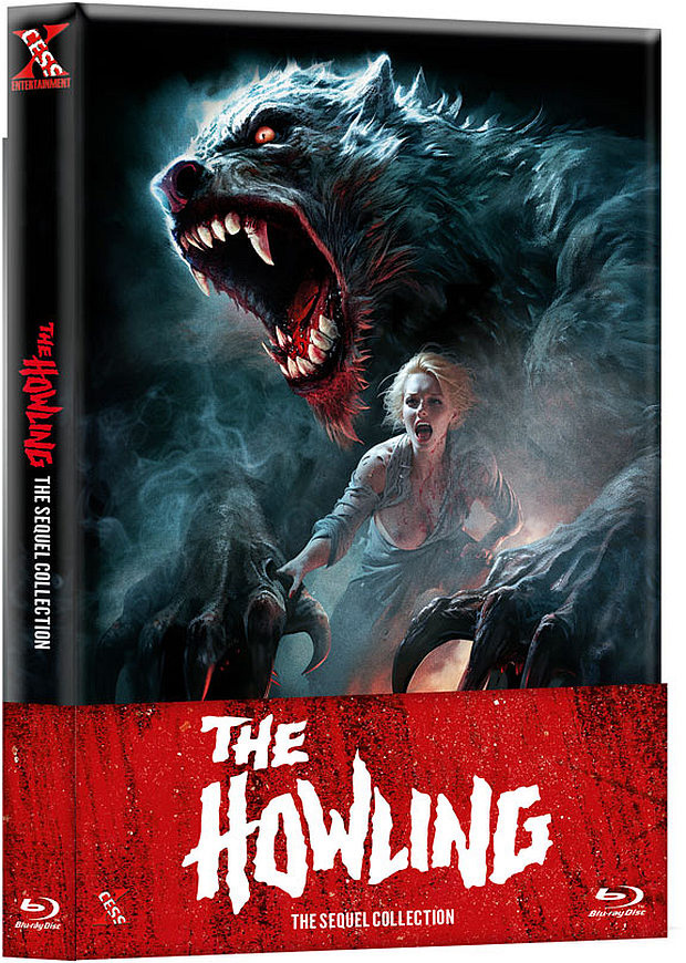 The Howling - The Sequel Collection (Blu-ray) (4Discs) - Mediabook (Wattiert) - Limited 333 Edition