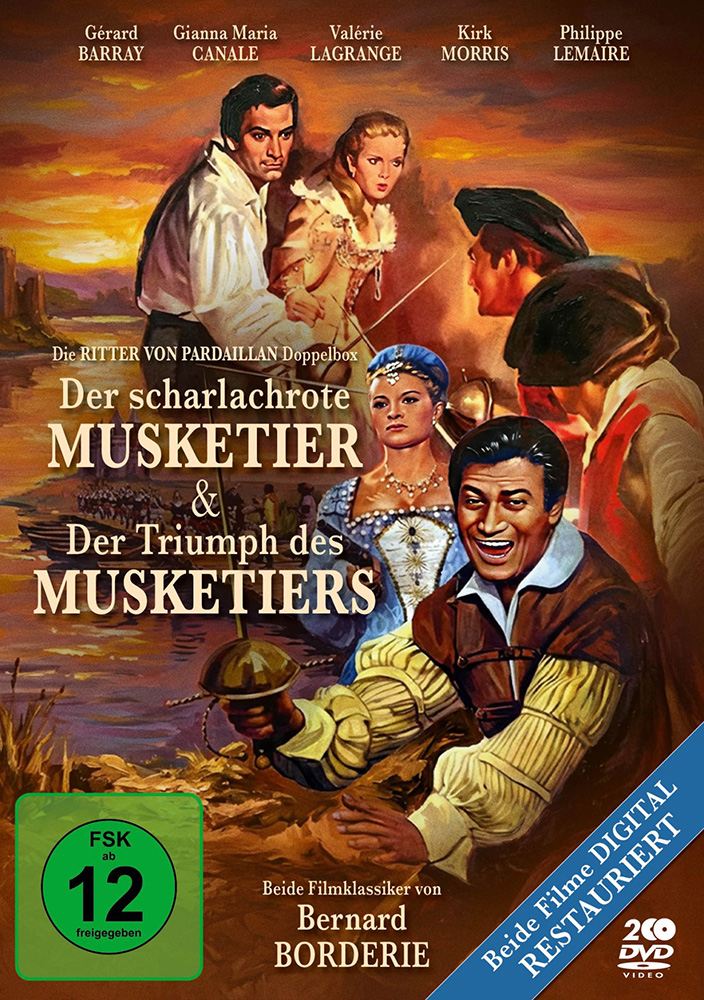 Die Ritter von Pardaillan Doppelbox: Der scharlachrote Musketier  & Der Triumph des Musketiers (2DVDs)