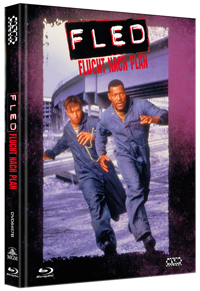 Fled - Flucht nach Plan (Blu-Ray+DVD) - Cover B - Mediabook - Limited 333 Edition - Uncut