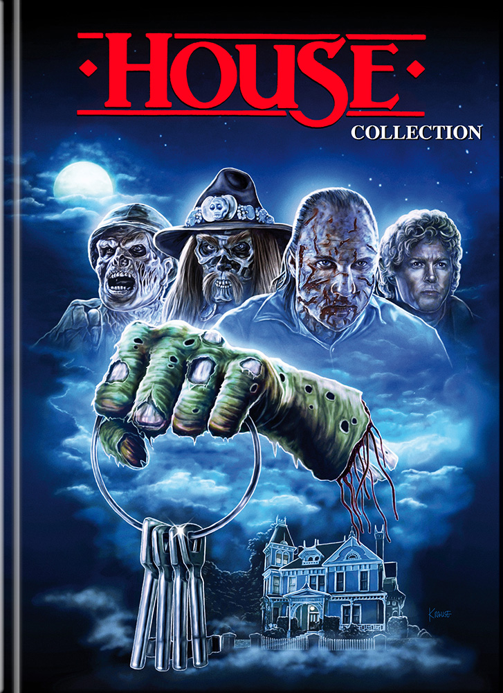 House 1-4 (4K UHD+Blu-Ray) (8Discs) - Mediabook - Limited 444 Edition - Uncut