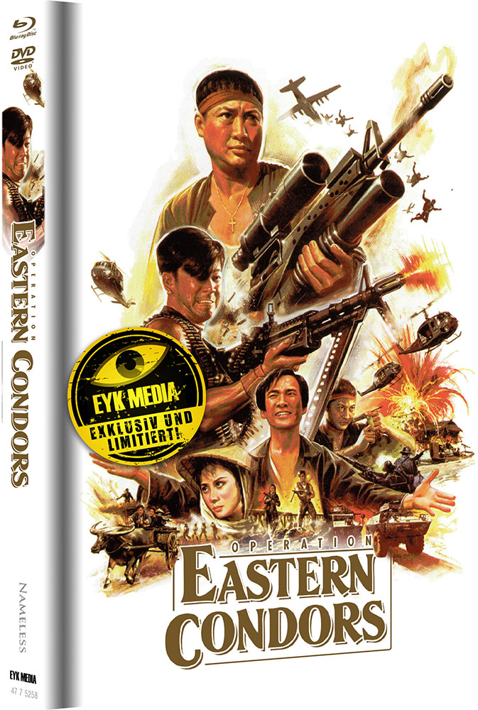 Operation Eastern Condors (Blu-Ray+DVD) (4Discs) - Cover D - Mediabook - Limited 444 Edition Operation Eastern Condors (Blu-Ray+DVD) (4Discs) - Cover D - Mediabook - Limited 444 Edition