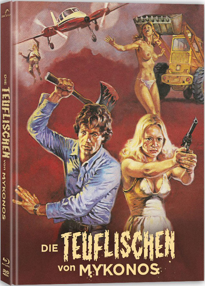 Die Teuflischen von Mykonos (Blu-Ray+2DVD) - Cover A - Limited 750 Edition - Mediabook - Uncut