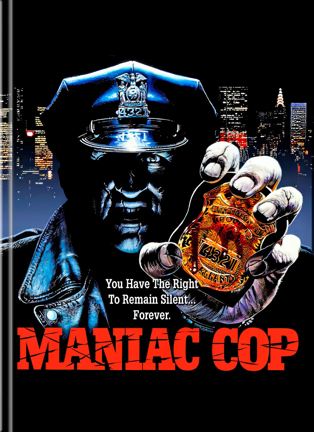 Maniac Cop 1 - Cover A - Mediabook (4K UHD+Blu-ray) - Limited 222 Edition - Uncut Maniac Cop 1 - Cover A - Mediabook (4K UHD+Blu-ray) - Limited 222 Edition - Uncut