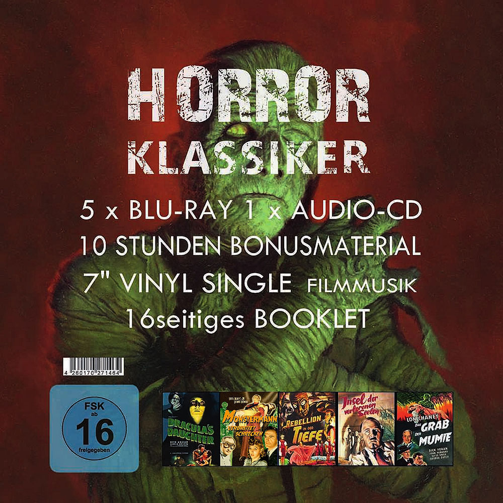 Horror-Klassiker Box (5Blu-Ray+CD+Vinyl) - Limited 300 Edition Horror-Klassiker Box (5Blu-Ray+CD+Vinyl) - Limited 300 Edition