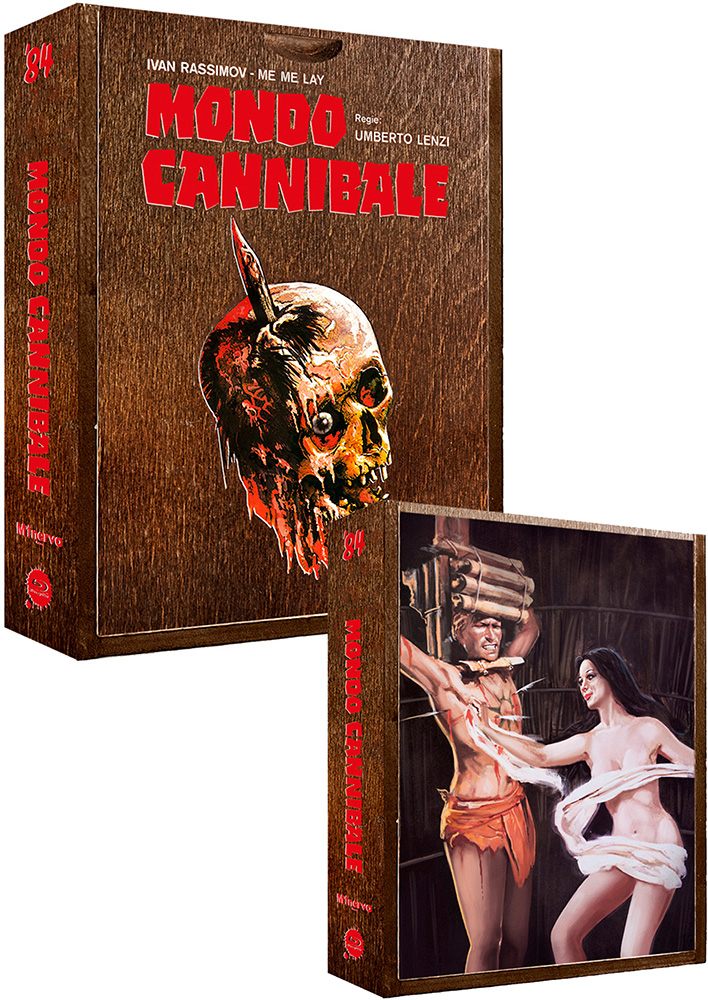 Mondo Cannibale (2Blu-Rays+2DVDs) - Cover B - Holzbox inkl. Mediabook - Limited 500 Jungle Wood Edition Mondo Cannibale (2Blu-Rays+2DVDs) - Cover B - Holzbox inkl. Mediabook - Limited 500 Jungle Wood Edition