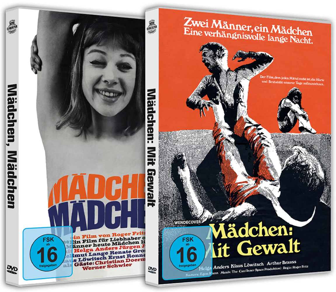 Mädchen: Mit Gewalt / Mädchen Mädchen - Doublefeature: Roger Fritz Starter Set (2DVD) - Uncut
