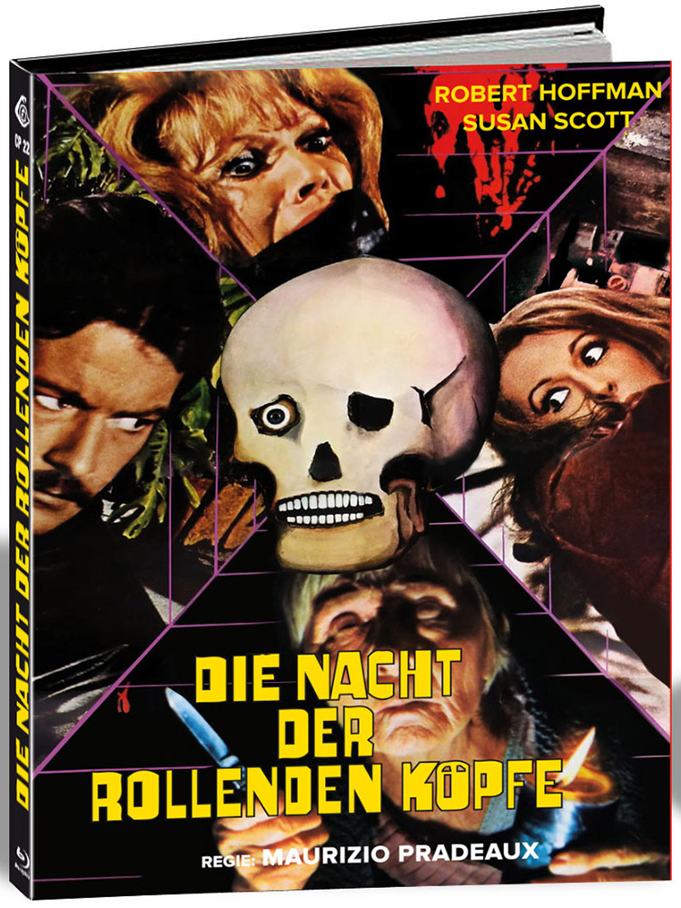 Die Nacht der rollenden Köpfe (Passi di danza su una lama di rasoio) (Blu-Ray) - Cover A - Mediabook - Limited 500 Edition