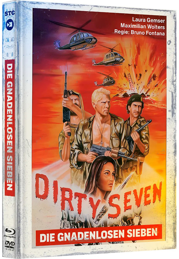 Die gnadenlosen Sieben (Blu-Ray+DVD+CD) - Cover B - Mediabook - Limited 222 Edition