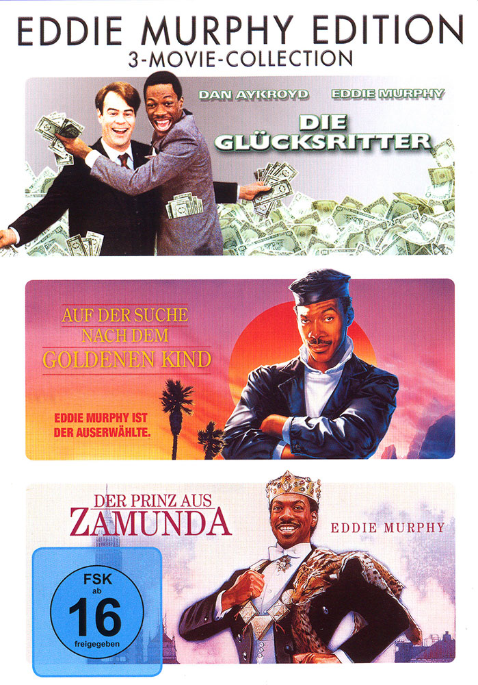 Eddie Murphy-Edition (3DVD) (Die Glücksritter, Auf der Suche nach dem goldenen Kind & Der Prinz aus Zamunda)