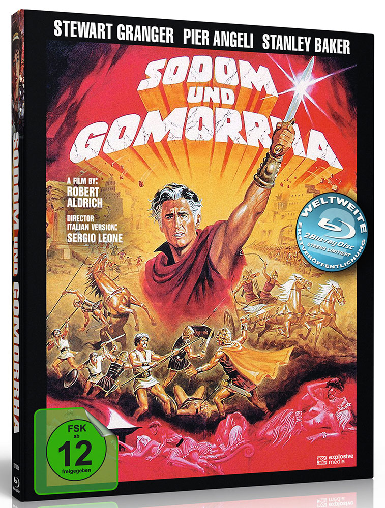 Sodom und Gomorrha - Cover B - Mediabook (Blu-Ray) (2Discs) - Limited Edition - 2 Filmfassungen Sodom und Gomorrha - Cover B - Mediabook (Blu-Ray) (2Discs) - Limited Edition - 2 Filmfassungen