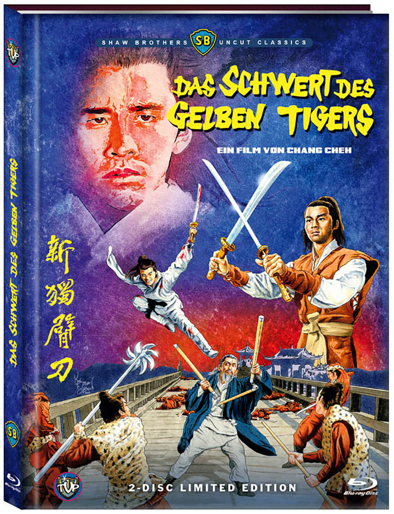 Das Schwert des gelben Tigers (2Blu-Ray+DVD) - Cover A - Mediabook - Limited 333 Edition - Final Edition