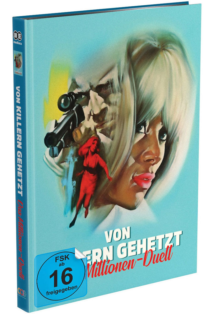 Von Killern gehetzt - Das Millionen-Duell - Cover B - Mediabook (Blu-Ray+DVD) - Limited Edition Von Killern gehetzt - Das Millionen-Duell - Cover B - Mediabook (Blu-Ray+DVD) - Limited Edition