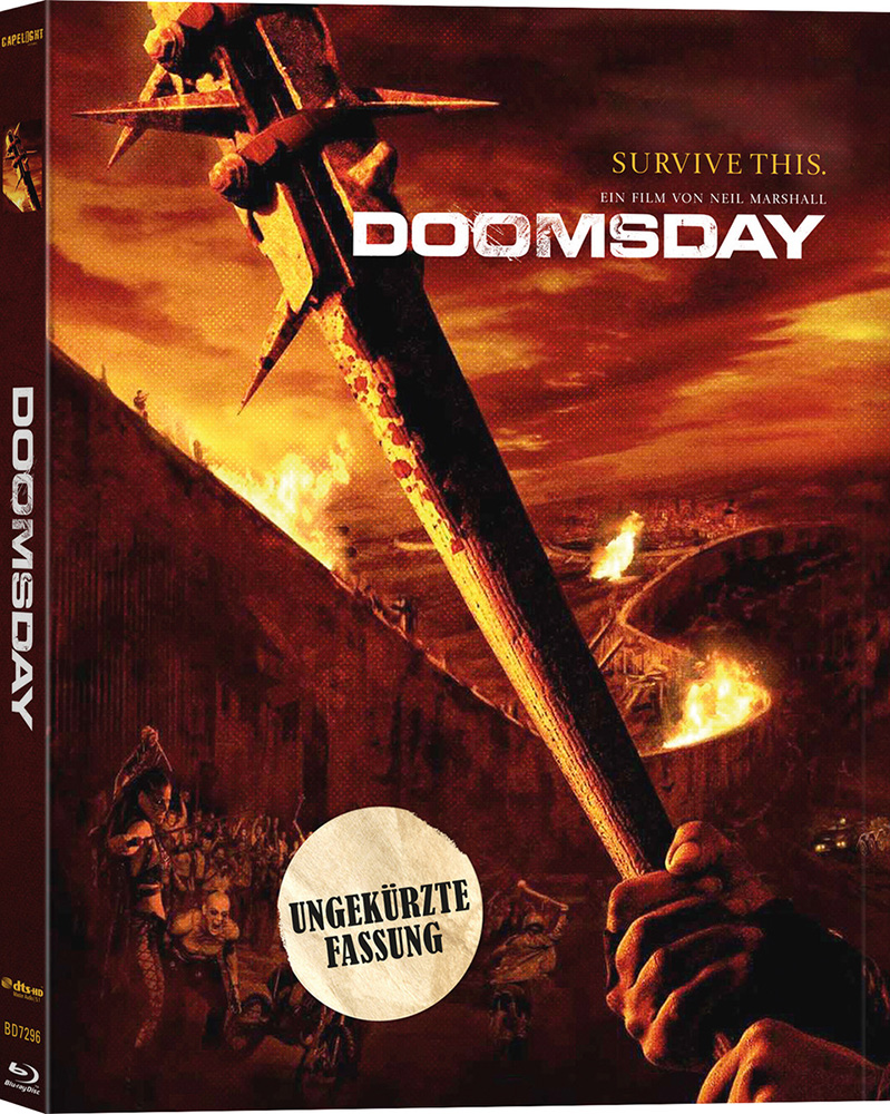 Doomsday (Blu-Ray) - Unrated Uncut - 9min längere Fassung (Neuauflage)