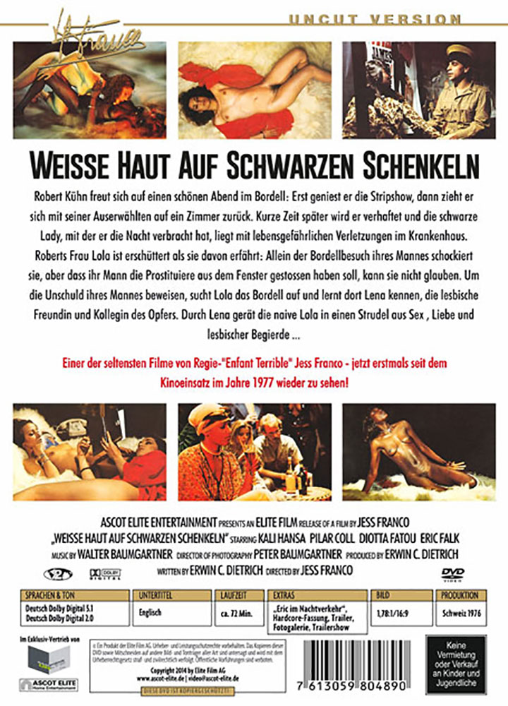Weisse Haut auf schwarzen Schenkeln - Jess Franco Golden Goya Collection - Uncut