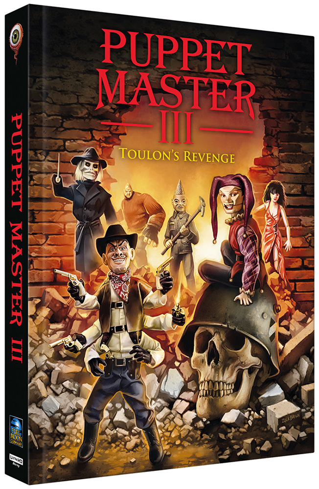 Puppet Master 3 - Toulons Rache - Cover A - Mediabook (4K UHD+Blu-Ray) - Limited 444 Edition