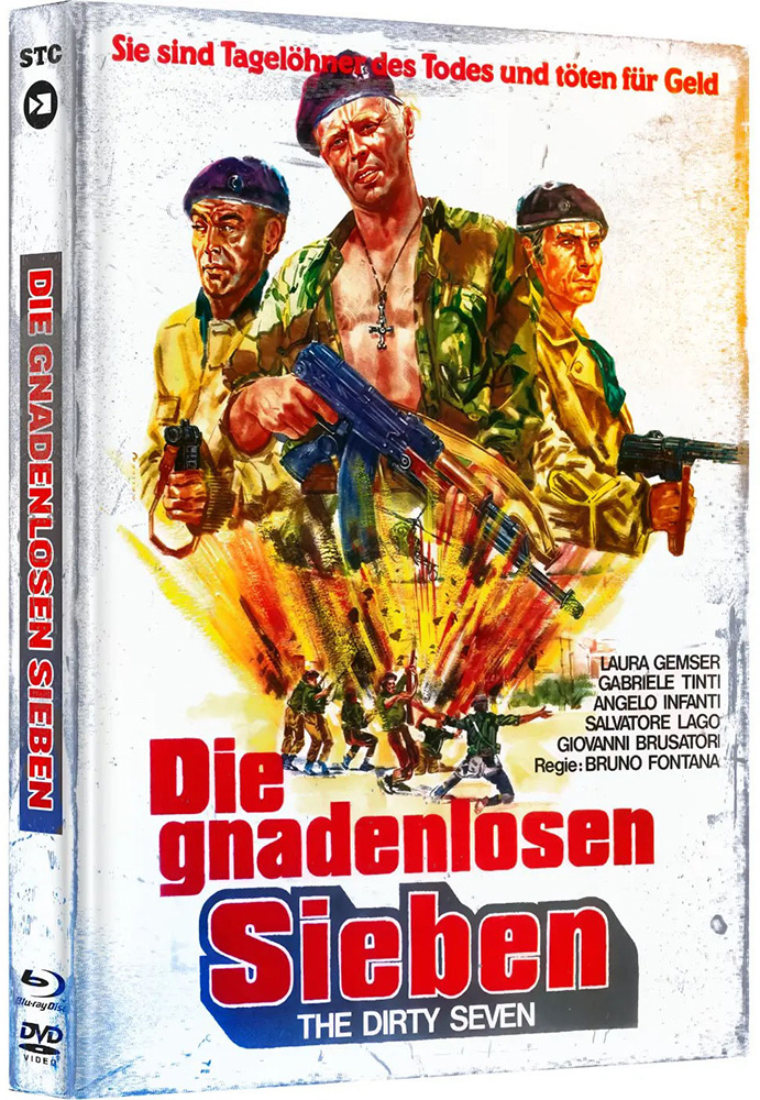Die gnadenlosen Sieben (Blu-Ray+DVD+CD) - Cover A - Mediabook - Limited 222 Edition