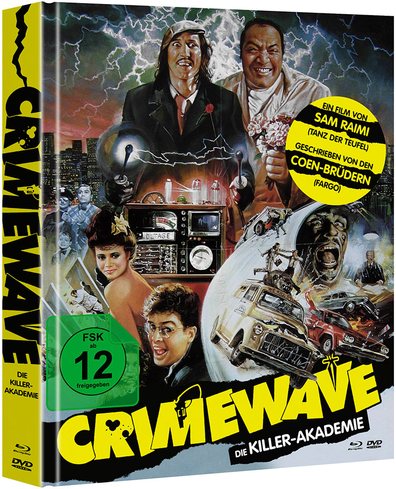 Crimewave - Die Killer-Akademie (Blu-Ray+DVD) - Cover A - Mediabook