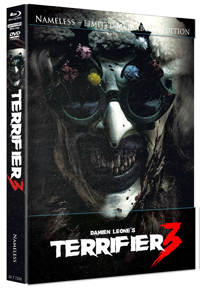 Terrifier 3 (4K UHD) (3Discs) - Cover H - Mediabook - Limited 1000 Edition Terrifier 3 (4K UHD) (3Discs) - Cover H - Mediabook - Limited 1000 Edition