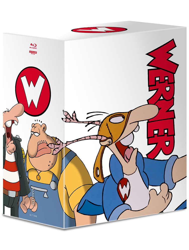 Werner 1-5 (4K UHD+Blu-Ray) (10Discs) - Mediabooks im Schuber - Limited 333 Edition