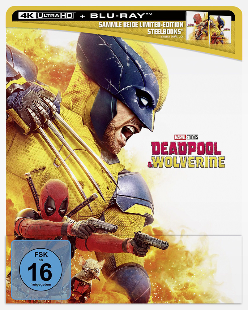 Deadpool & Wolverine (4K UHD+Blu-Ray) - Steelbook (Wolverine) - Limited Edition Deadpool & Wolverine (4K UHD+Blu-Ray) - Steelbook (Wolverine) - Limited Edition