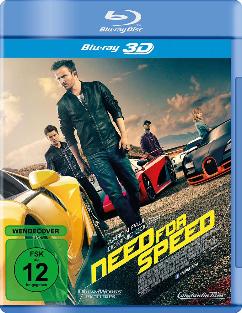 Need For Speed (Blu-Ray 3D) - 2D & 3D Version