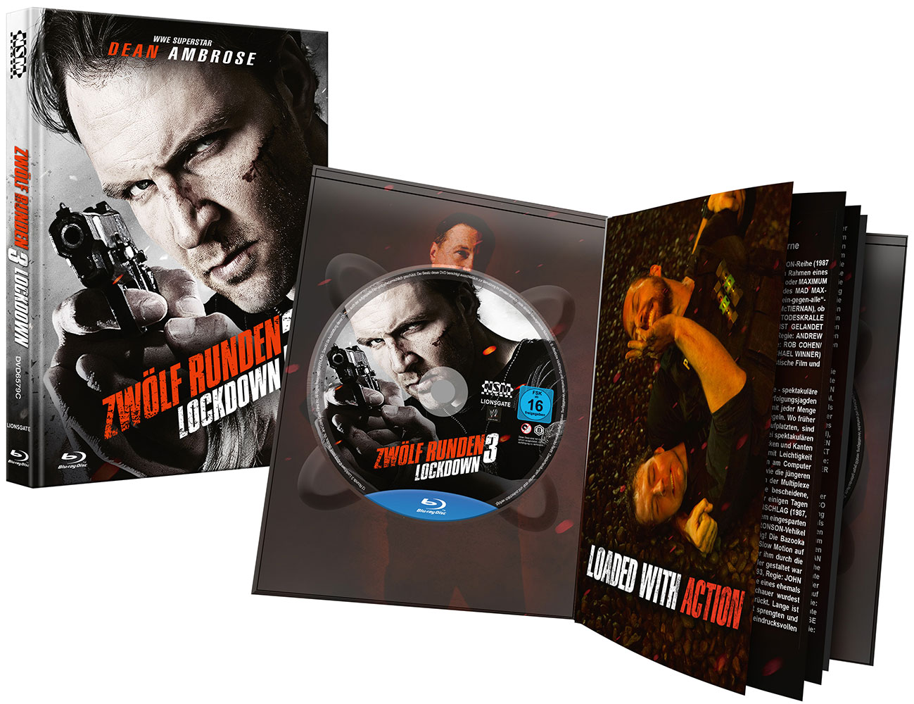 Zwölf Runden 3 - Lockdown (Blu-Ray+DVD) - Cover C - Mediabook - Limited 99 Edition Zwölf Runden 3 - Lockdown (Blu-Ray+DVD) - Cover C - Mediabook - Limited 99 Edition