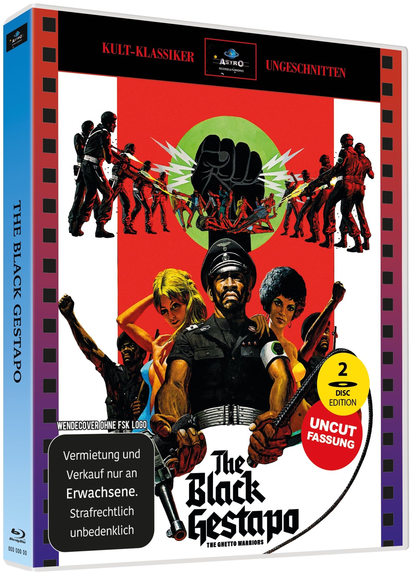 The Black Gestapo (Blu-Ray+DVD) - Cover 1 - Scanavo Box - Limited 250 Edition