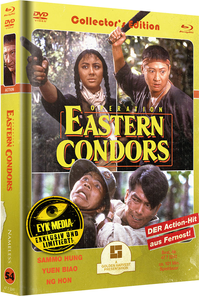 Operation Eastern Condors (Blu-Ray+DVD) (4Discs) - Cover C - Mediabook - Limited 333 Edition Operation Eastern Condors (Blu-Ray+DVD) (4Discs) - Cover C - Mediabook - Limited 333 Edition