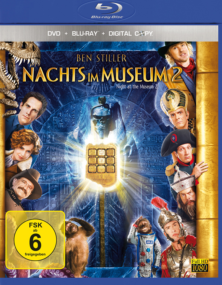 Nachts im Museum 2 (Blu-Ray) + Digital Copy Disc